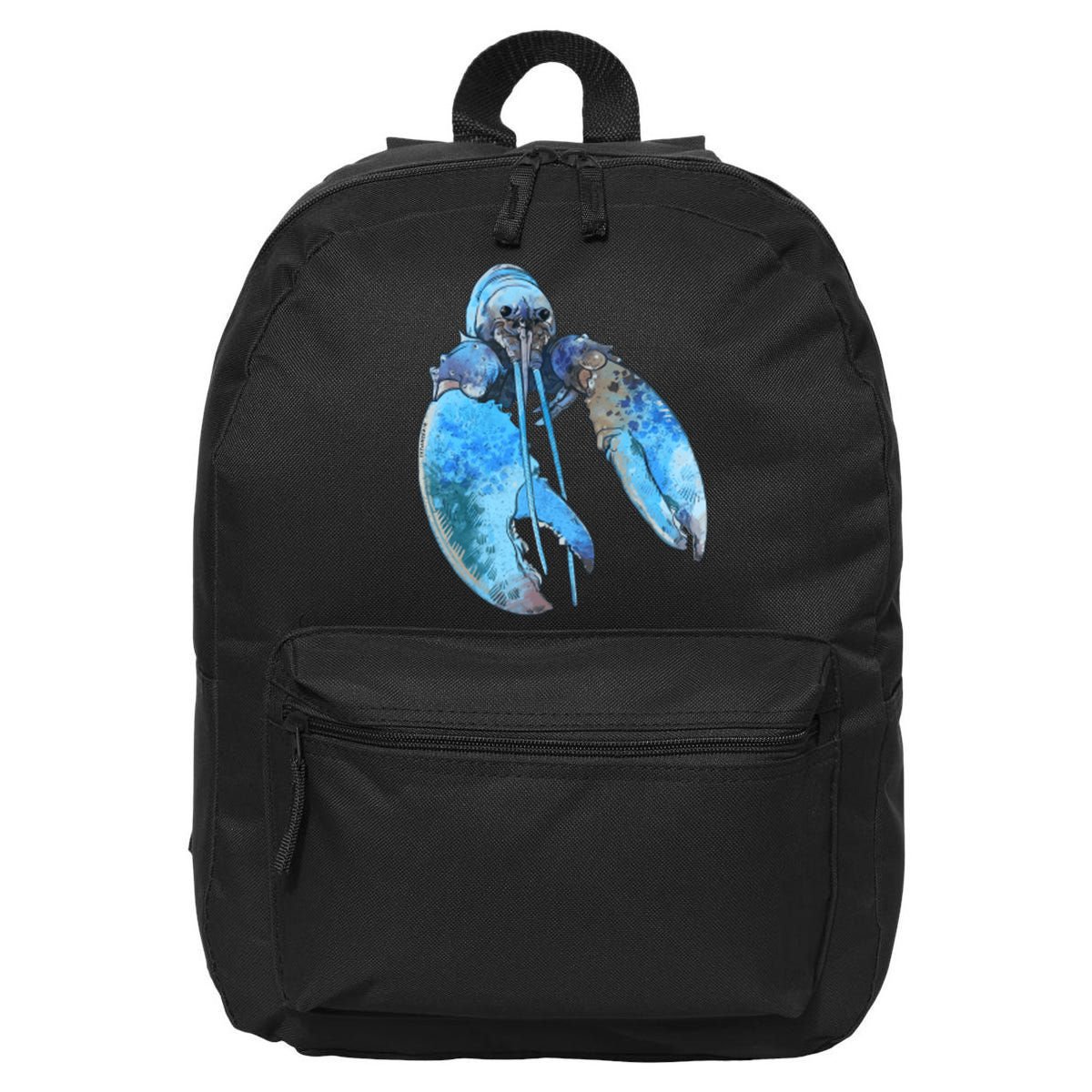 Funny Jumpscare Lobster Meme Blue Crustacean 16 in Basic Backpack