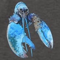 Funny Jumpscare Lobster Meme Blue Crustacean Vector Backpack