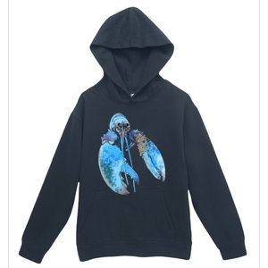 Funny Jumpscare Lobster Meme Blue Crustacean Urban Pullover Hoodie