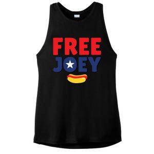 Free Joey Let Joey Eat Ladies PosiCharge Tri-Blend Wicking Tank