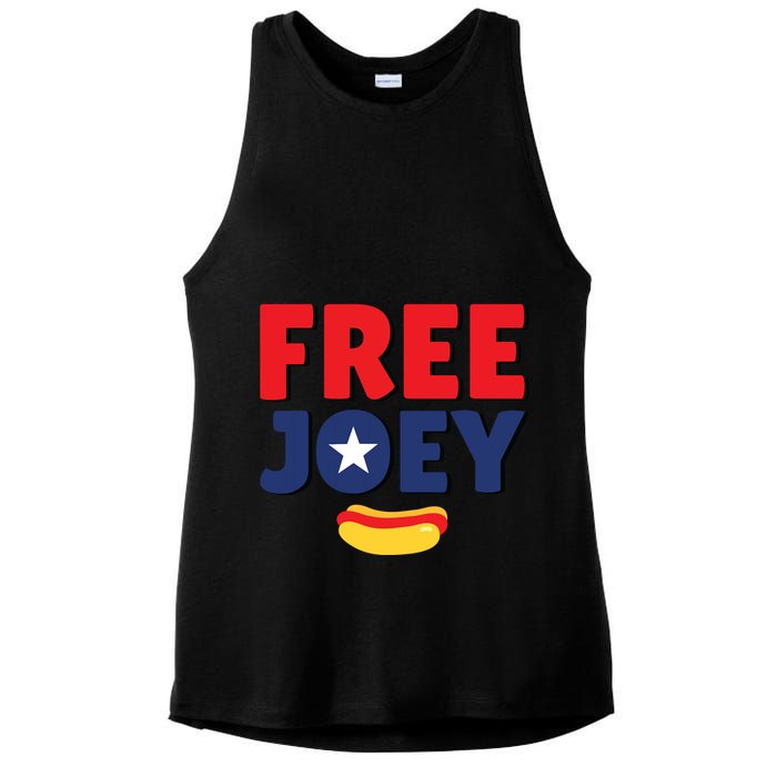 Free Joey Let Joey Eat Ladies PosiCharge Tri-Blend Wicking Tank
