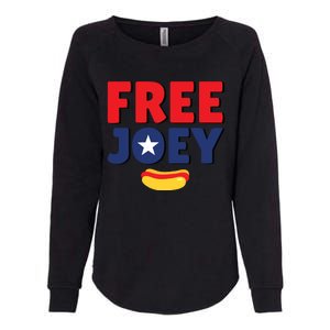 Free Joey Let Joey Eat Womens California Wash Sweatshirt