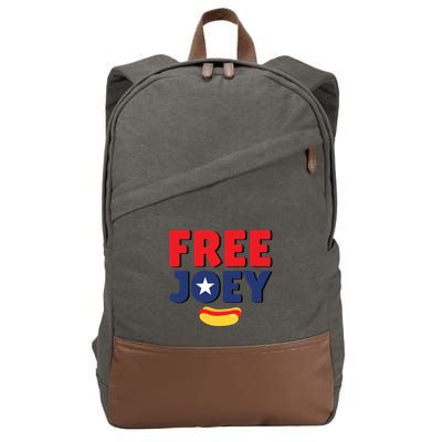 Free Joey Let Joey Eat Cotton Canvas Backpack