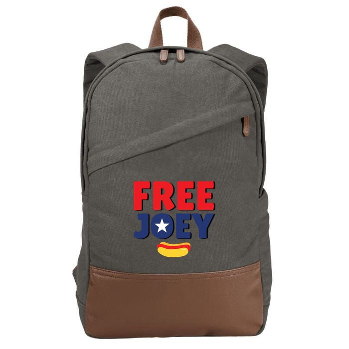 Free Joey Let Joey Eat Cotton Canvas Backpack