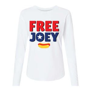 Free Joey Let Joey Eat Womens Cotton Relaxed Long Sleeve T-Shirt