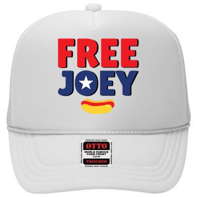 Free Joey Let Joey Eat High Crown Mesh Back Trucker Hat