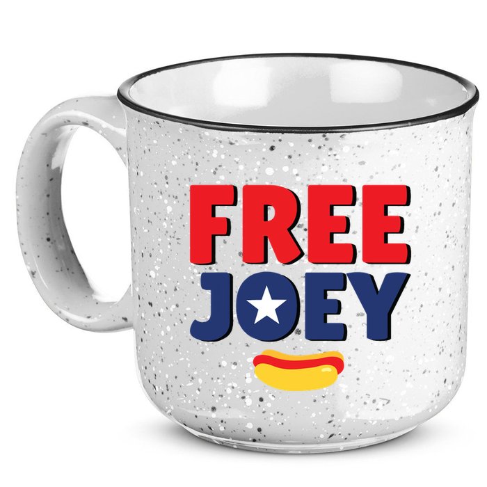 Free Joey Let Joey Eat 15oz Campfire Ceramic Mug