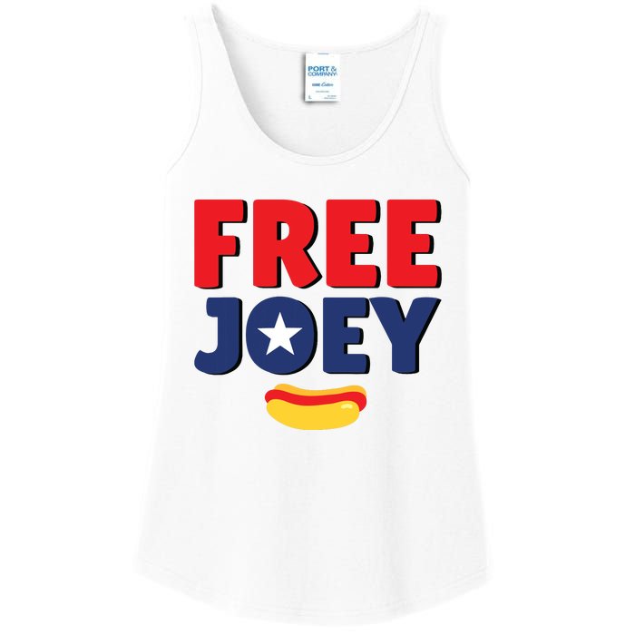 Free Joey Let Joey Eat Ladies Essential Tank