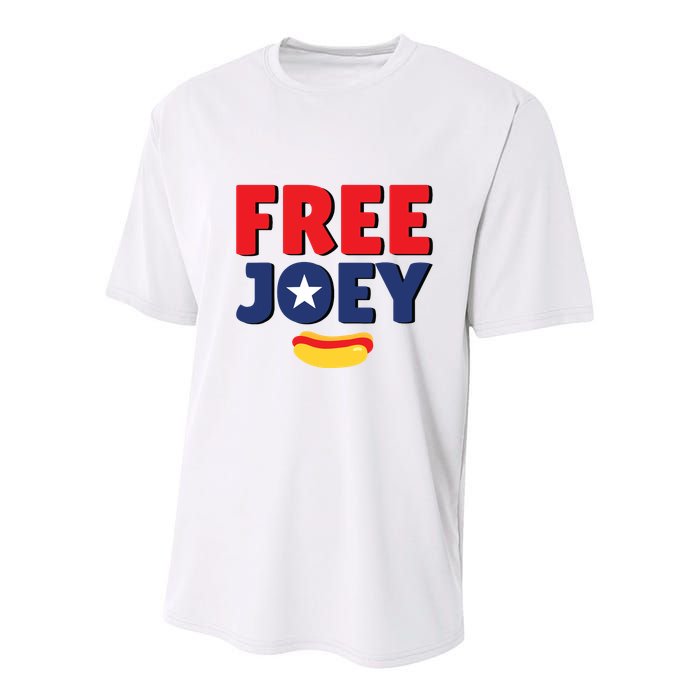 Free Joey Let Joey Eat Youth Performance Sprint T-Shirt