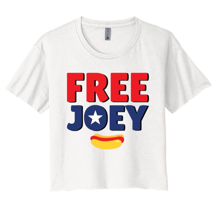 Free Joey Let Joey Eat Women's Crop Top Tee