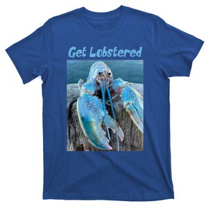 Funny Jumpscare Lobster Meme Blue Crustacean T-Shirt