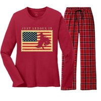 Funny Just Ledoux It Women's Long Sleeve Flannel Pajama Set 