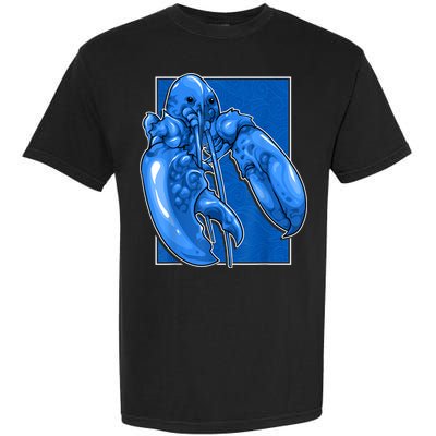 Funny Jumpscare Lobster Meme Blue Crustacean Garment-Dyed Heavyweight T-Shirt