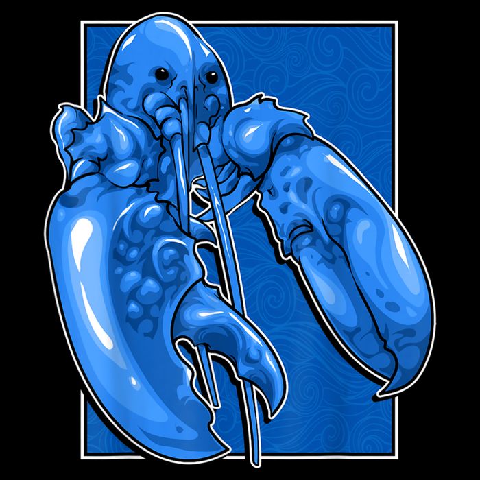 Funny Jumpscare Lobster Meme Blue Crustacean Cooling Performance Crew T-Shirt