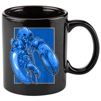 Funny Jumpscare Lobster Meme Blue Crustacean 11oz C Handle Ceramic Mug
