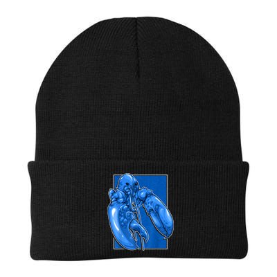 Funny Jumpscare Lobster Meme Blue Crustacean Beanie