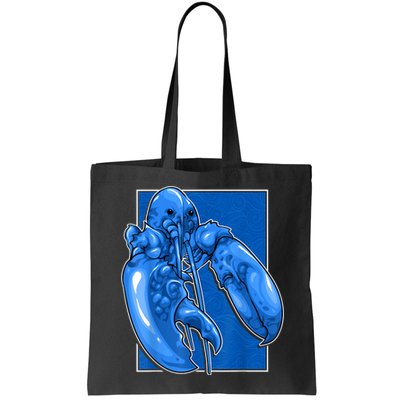 Funny Jumpscare Lobster Meme Blue Crustacean Bag
