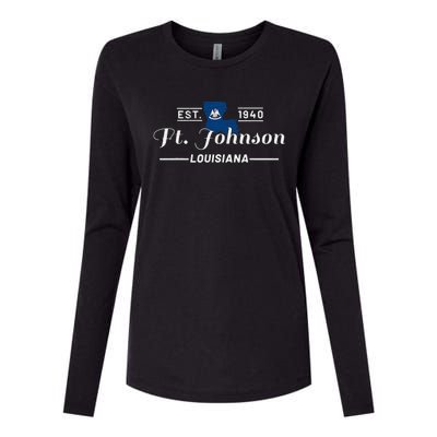 Fort Johnson Louisiana La Vintage Home Of Heroes Jrtc Gift Womens Cotton Relaxed Long Sleeve T-Shirt