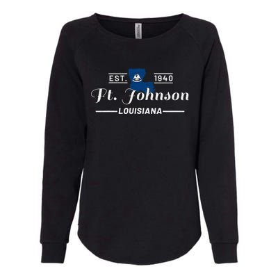 Fort Johnson Louisiana La Vintage Home Of Heroes Jrtc Gift Womens California Wash Sweatshirt