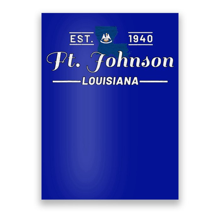 Fort Johnson Louisiana La Vintage Home Of Heroes Jrtc Gift Poster