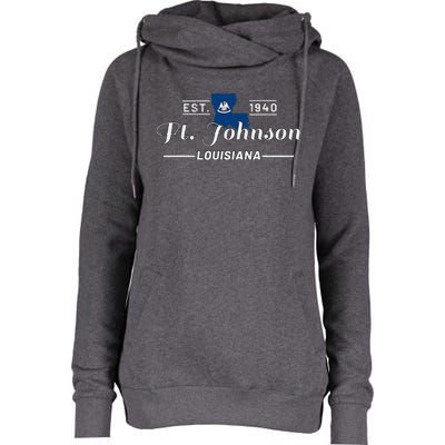 Fort Johnson Louisiana La Vintage Home Of Heroes Jrtc Gift Womens Funnel Neck Pullover Hood