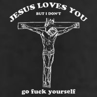 Funny Jesus Loves You But I Dont Cool Comfort Performance Bucket Hat
