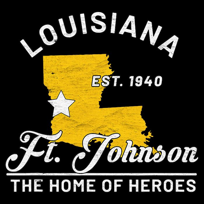 Fort Johnson Louisiana La Vintage Home Of Heroes Jrtc Gift T-Shirt