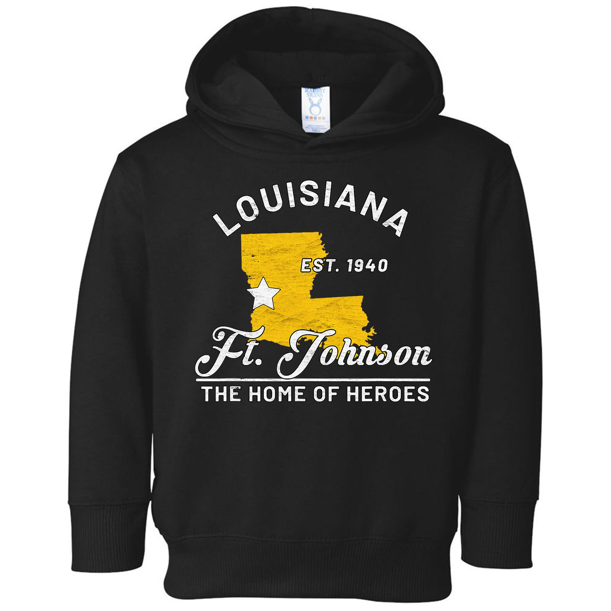 Fort Johnson Louisiana La Vintage Home Of Heroes Jrtc Gift Toddler Hoodie
