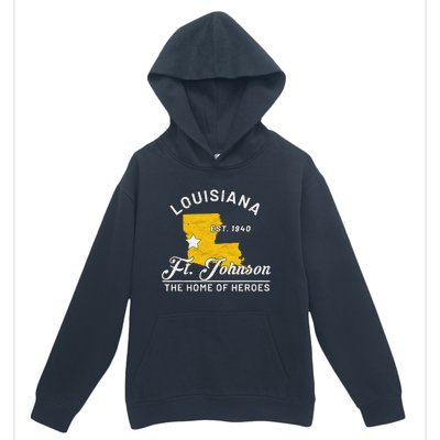 Fort Johnson Louisiana La Vintage Home Of Heroes Jrtc Gift Urban Pullover Hoodie