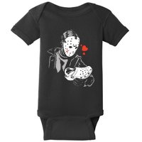 Funny Jason Loves Crocs Baby Bodysuit