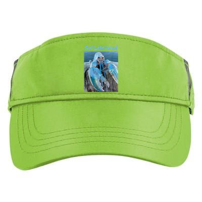 Funny Jumpscare Lobster Meme Blue Crustacean Adult Drive Performance Visor