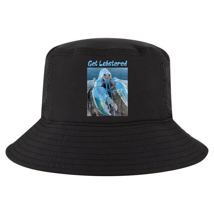 Funny Jumpscare Lobster Meme Blue Crustacean Cool Comfort Performance Bucket Hat