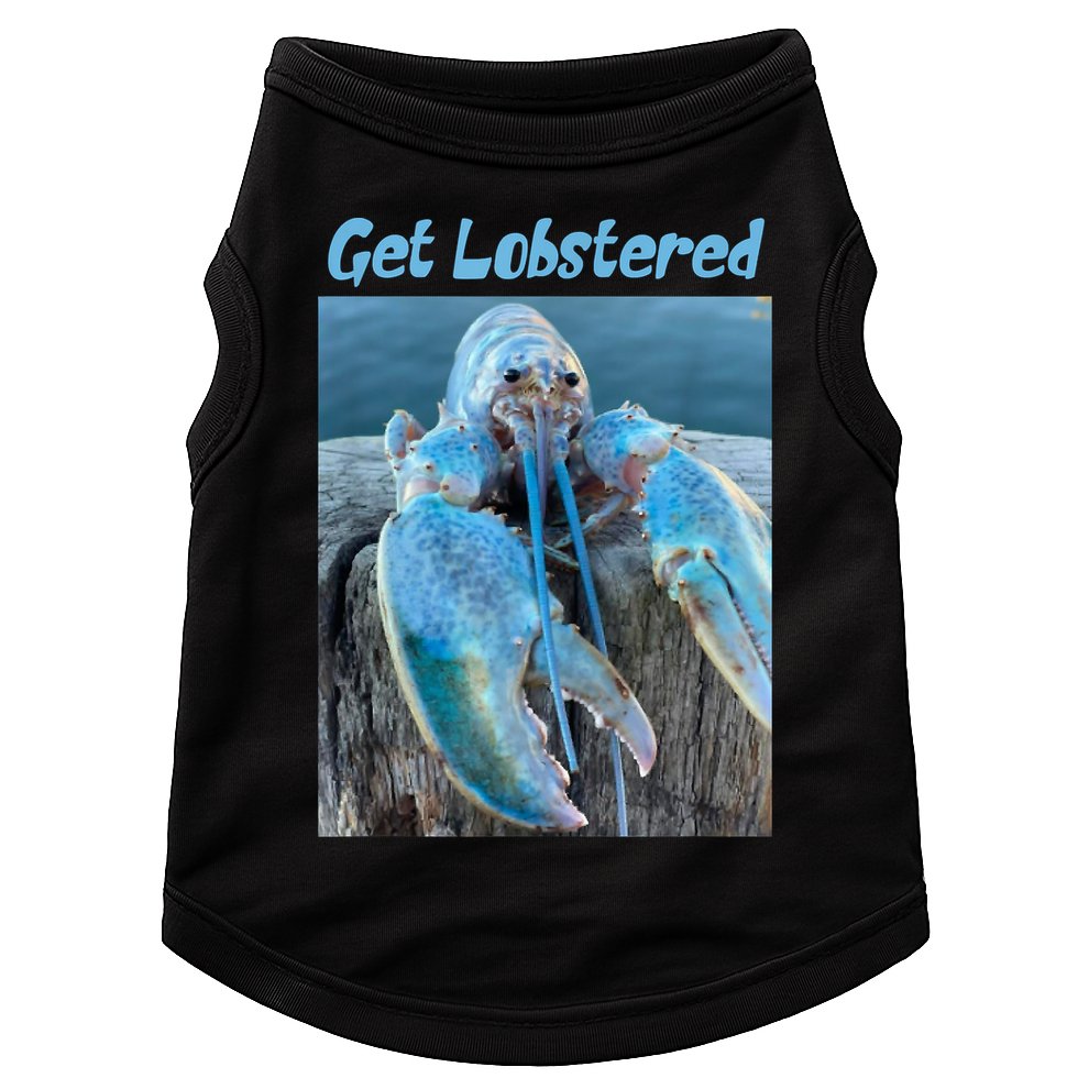 Funny Jumpscare Lobster Meme Blue Crustacean Doggie Tank