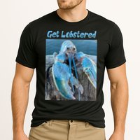 Funny Jumpscare Lobster Meme Blue Crustacean Cooling Performance Crew T-Shirt