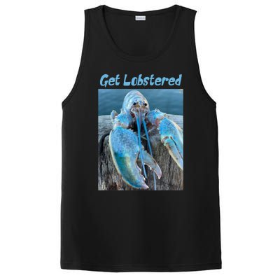 Funny Jumpscare Lobster Meme Blue Crustacean PosiCharge Competitor Tank