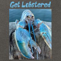 Funny Jumpscare Lobster Meme Blue Crustacean Cotton Canvas Backpack