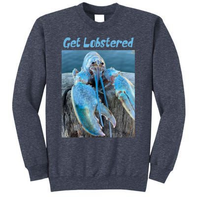 Funny Jumpscare Lobster Meme Blue Crustacean Sweatshirt