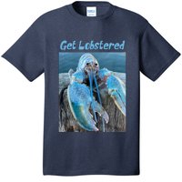 Funny Jumpscare Lobster Meme Blue Crustacean T-Shirt