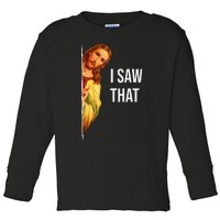 Funny Jesus Meme Quote Fit Toddler Long Sleeve Shirt