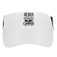 Funny Jesus Makes Me A Happy Camper Adult Drive Performance Visor