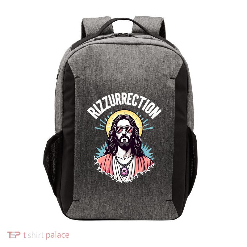 Funny Jesus Meme Gen Z Slang Rizz, He Is Rizzen  Vector Backpack