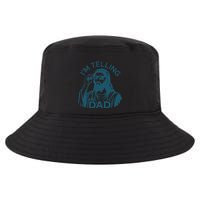 Funny Jesus Meme IM Telling Dad Jesus Christian Cool Comfort Performance Bucket Hat