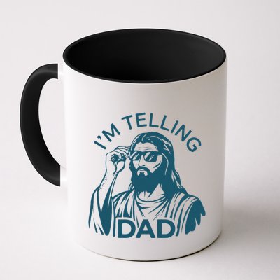 Funny Jesus Meme IM Telling Dad Jesus Christian Mug