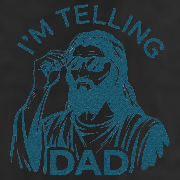 Funny Jesus Meme IM Telling Dad Jesus Christian 11oz C Handle Ceramic Mug