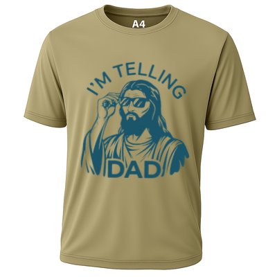 Funny Jesus Meme IM Telling Dad Jesus Christian Performance Shirt
