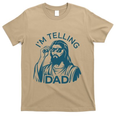 Funny Jesus Meme IM Telling Dad Jesus Christian T-Shirt