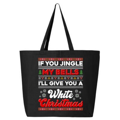 Funny Jingle My Bells Give You White Ugly Christmas 25L Jumbo Tote