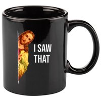 Funny Jesus Meme Quote 11oz C Handle Ceramic Mug
