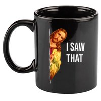 Funny Jesus Meme Quote 11oz C Handle Ceramic Mug