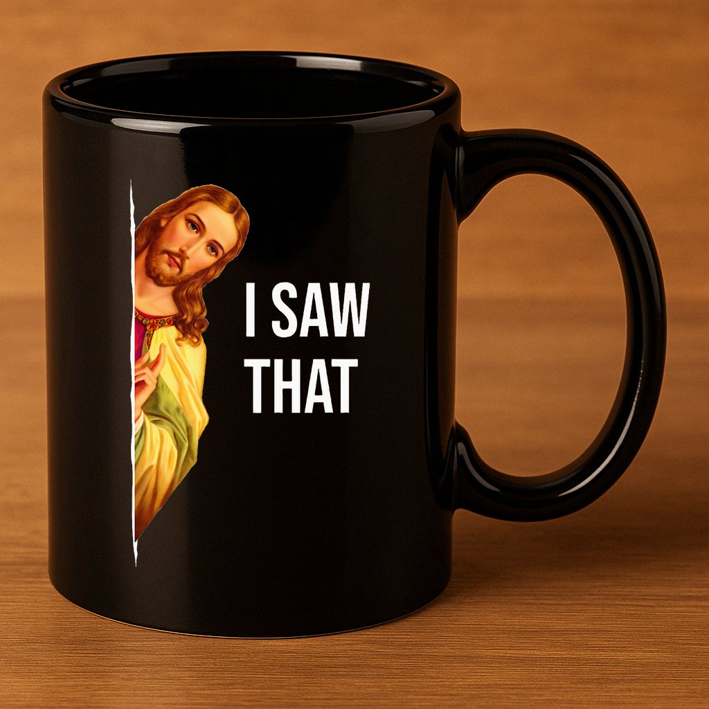 Funny Jesus Meme Quote 11oz C Handle Ceramic Mug